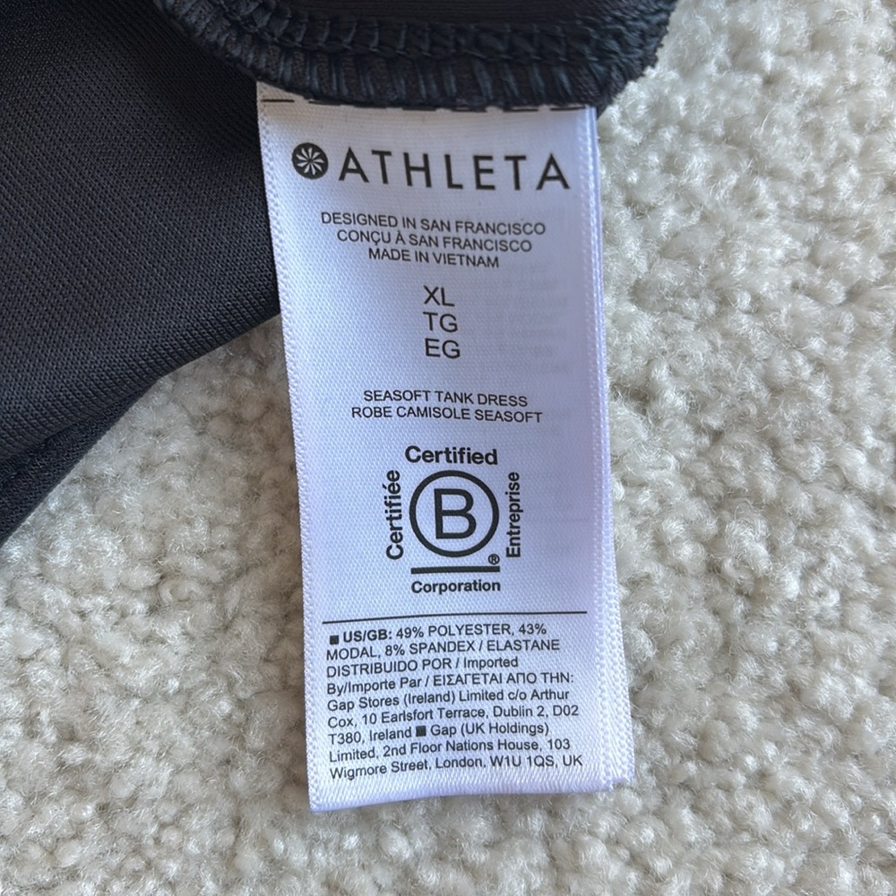 Athleta Black Sleeveless Sheath Dress - Picture 4 of 12